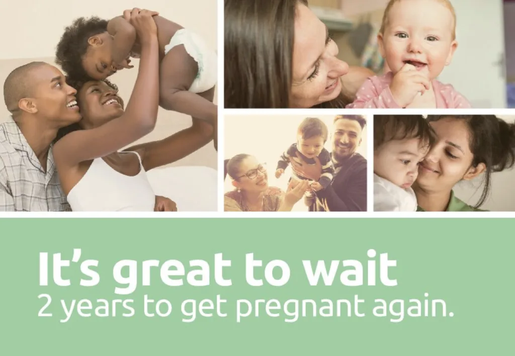 wait 2 years between babies flyer